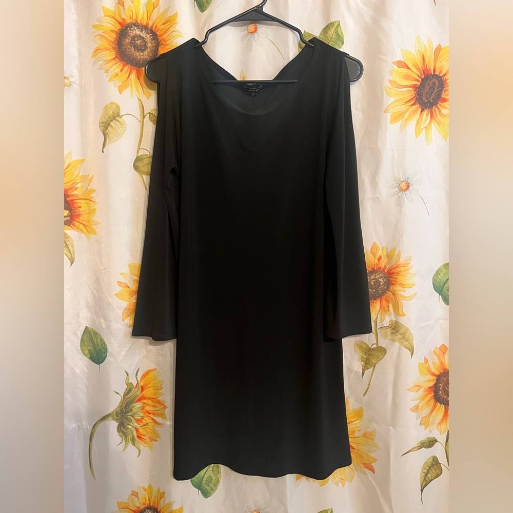 Chic Black Long Sleeve Dress